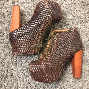 Jeffrey Campbell Basket Weave Lita